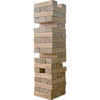 Wooden Stackable Standing Stacking Tumbling Blocks Game Play Toy Janga - tool