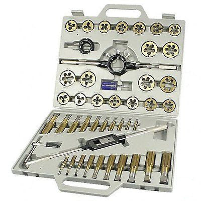 Large Titanium Metric Tap and Dye Threading Set - tool