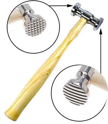 Small Pattern Texture Texturing Hammer Tool for Soft Metal Jewelry Jewelers - tool