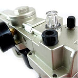 1/2" Filter Regulator Control Moisture Trap Oiler Lubricator for Air Compressor - tool