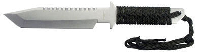 Camping Steel Hunting Hunters Survival Fishing Knife Dagger with Fire Starter - tool
