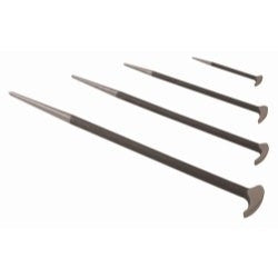 4 Piece Tapered Taper Rolling Head Heel Prying Steel Metal Pry Bar Tool Set Kit - tool