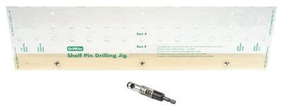 Euro Shelf Pin Template Drilling Drill Jig Plate for Wooden Cabinet Shelfs - tool