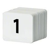 Restaurant Plastic Table Order # Number Service Signs Cards 1 Thru 25 Pack - tool