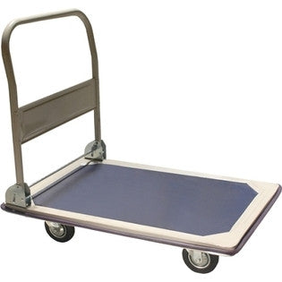 300 LB Capacity Hand Platform Flat Cart Dolly with Folding Handle - tool