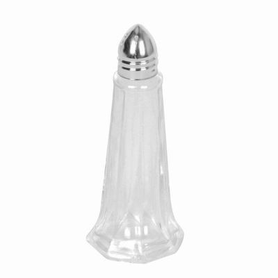 6 Pack Tall Tower Glass Salt and Pepper Shaker Restaurant Dispenser Bottle Set - tool
