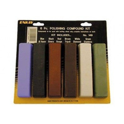 6 Piece Polishing Compound Buffing Rouge Sticks Buff Polish Bars Polisher Buffer Bar - tool