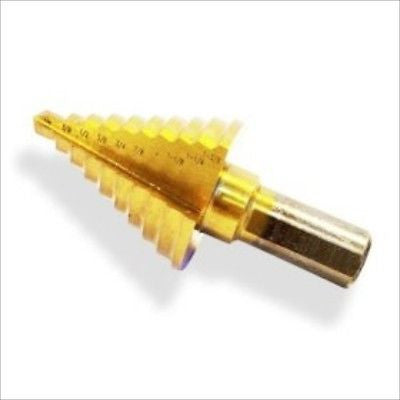 1/4" - 1-3/8" Titanium Step Drill Bit - tool