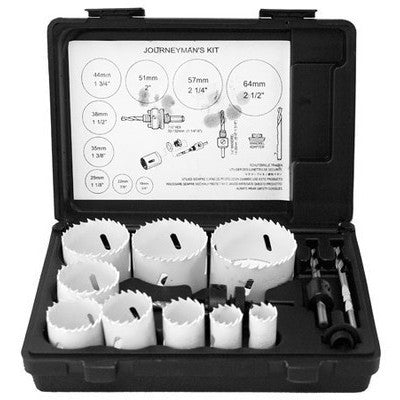 13 Piece Bi Metal Holesaw Drilling Set - tool