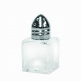 12 Pack Small Mini Cube Glass Salt and Pepper Shaker Restaurant Dispenser Bottle - tool