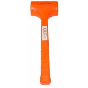 4 LB Pound Dead Blow Orange Deadblow Soft Face Shot Shock Absorbing Hammer Tool - tool
