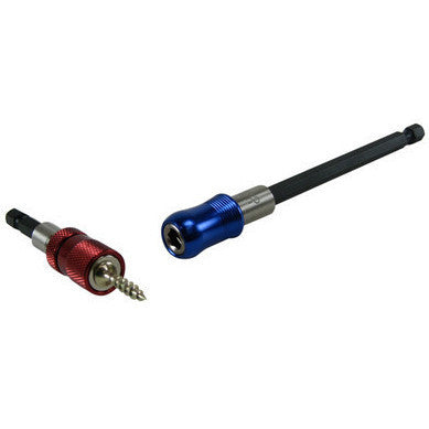 2 Piece Magnetic Tip Quick Change Snap Back Bit Driver Holder Set Screwdriver Tool - tool