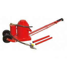 50 Ton Air Operated Powered Power Over Hydraulic Portable Bottle Jack Lift House - tool