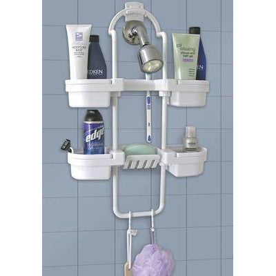 Hang On Up Bath Shower Rack Organizer Caddy Storage Shelf Soap Shampoo Holder - tool