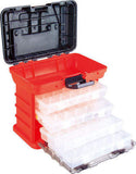 Divided Plastic Small Parts Portable Tool Box Case Pinball Crafts with Drawers - tool
