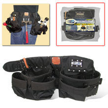 Nylon 4 Piece Carpenter Contractor Tool Pouch Nail Bag Set with Adjustable Belt - tool