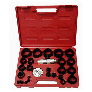 27 Piece Hand Hollow Hole Punch Set Kit for Gasket Leather Punching Steel Die Tool - tool