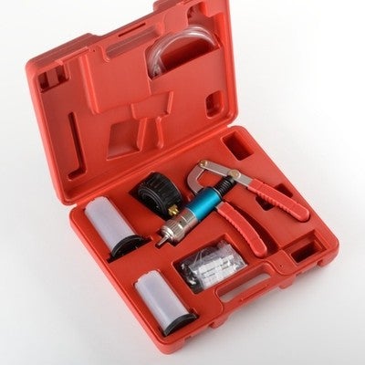 Power Brake Line Bleeder Bleeding Pressure Vacuum Testing Tester Pump Tool Kit - tool