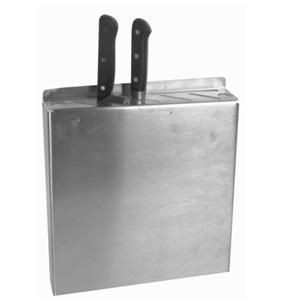 Stainless Steel Commercial Kitchen Knife Holding Holder Storage Rack - tool