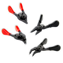 4 Piece Mini Miniature Size Internal and External Snap Ring Plier Tool Kit Set - tool