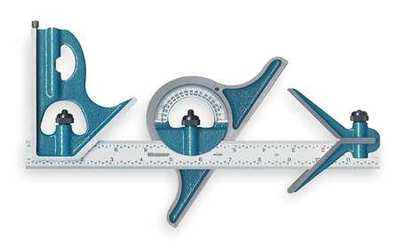 4 Piece Precision Steel Machinist Combination Square Ruler Measuring A ...