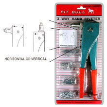 Pop Rivet Gun Tool Hand Operated Squeeze Riveter with 40 Rivets for Riveting - tool