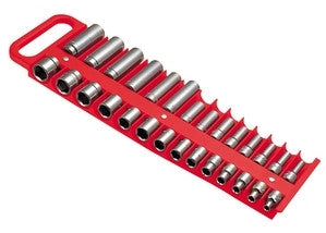 Plastic 3/8" Drive Magnetic Socket Organizer Storage Rack Holder Tray Tool - tool