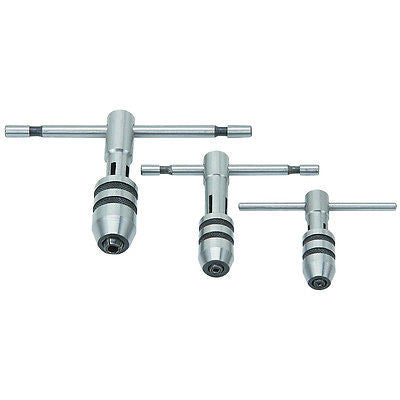 3 Piece T-Handle Tap Wrench Tool Set - tool