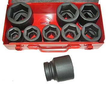 10 Piece 1" Drive Impact Socket Set - tool