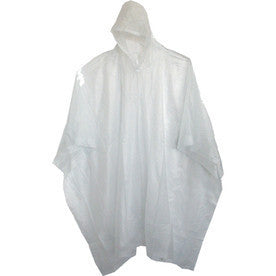 50 Piece Case Pack of Clear Emergency Disposable Poncho Rain Coat Suits Covers - tool