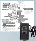 Emergency Outdoor Survival Camping Hiking Tool Flint Lamp Kit Compass Hygrometer - tool