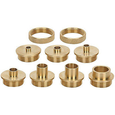 Brass Router Template Bushing Guide Set - tool
