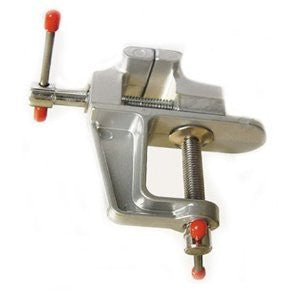 Mini Aluminum Miniature Small Jewelers Hobby Clamp On Table Bench Vise Tool Vice - tool