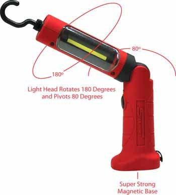 Mechanic's Led Cordless Rechargeable Battery Work Strip Lamp Light Worklight - tool