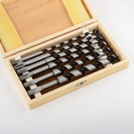 6 Piece Wood Ship Auger Drill Bit Set Kit Wood Construction Tool for Power Drilling - tool