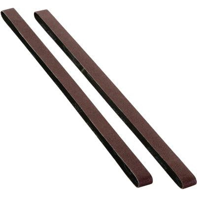 2 Piece 1" x 42" Sanding Sandpaper Belts 100 Grit Sander Aluminum Oxide - tool