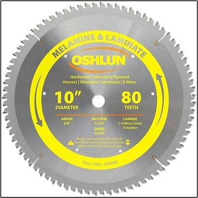 10" Carbide Tip Melamine Laminate Saw Blade - tool