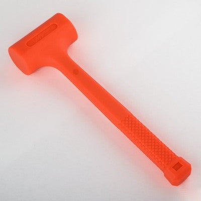 2 LB Pound Dead Blow Orange Deadblow Soft Face Shot Shock Absorbing Hammer Tool - tool