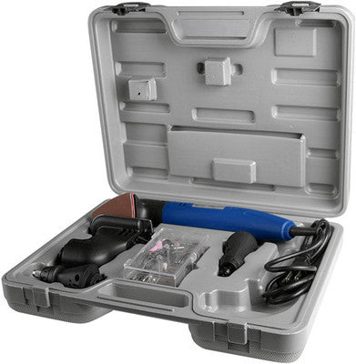 Electric Hand Power Hand Rotary Sander Tool Wood Chisel Carver Carving Kit - tool