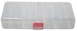 25 Round Plastic Bead Gem Rock Storage Holder Display Containers Rack Organizer - tool