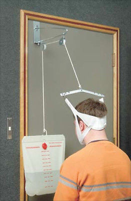 Hanging Over The Door Cervical Neck Traction Unit Device Head Overdoor Brace - tool