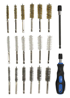 Inside Pipe Tube Tubing Line Cleaning Cleaner Tool Kit Rifle Gun Barrel Brush - tool