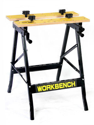 Folding Portable Sawhorse Woodworking Stand Vise Clamp - tool