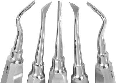 5 Piece Hand Stainless Steel Wood Carving Chisel Woodworking Sculpting Tool Set Kit - tool