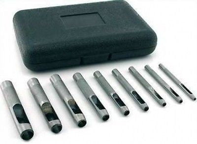 9 Piece Hollow Hole Punch Set - tool