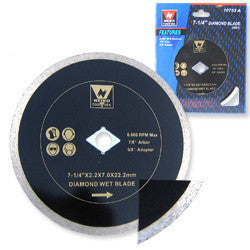 7" Wet Diamond Ceramic Tile Cutting Cut Power Saw Continious Rim Blade - tool