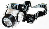 Hands Free Miner's Head Lamp Light Cap Band Flashlight - tool