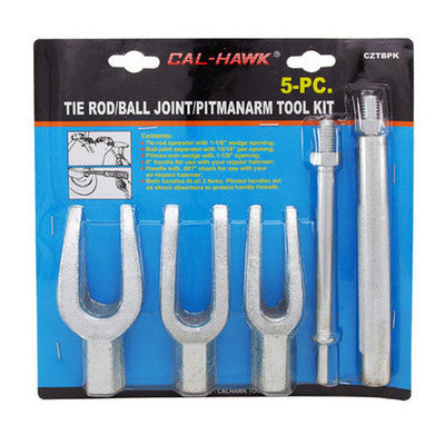 5 Piece Pickle Fork Tie Rod Ball Joint Remover Removal Tool for Air Impact Chisel - tool