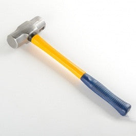 3 LB Pound Sledge Hammer Tool with Fiberglass Handle - tool