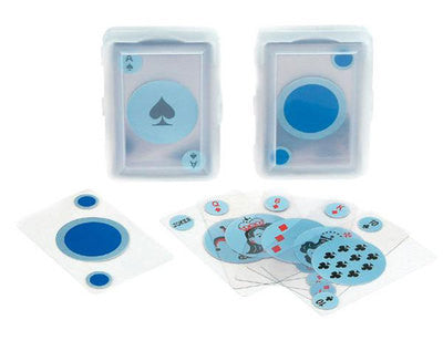 Deck Pack of Clear See Thru Modern Transparent Plastic Poker Playing Cards - tool